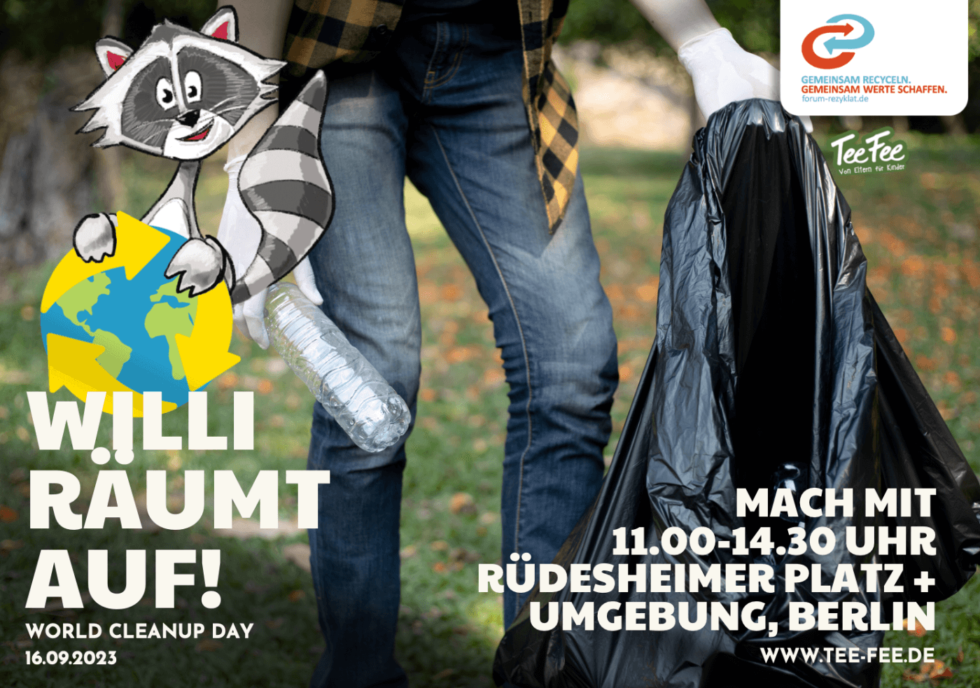 World Cleanup Day 2023 in Berlin! Für eine saubere Zukunft